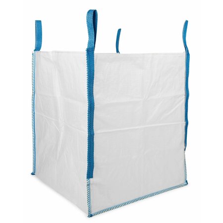 DURASACK 2200 lbs. dry material Construction Trash Bags, White, 10 PK BB-40CTN-10PK